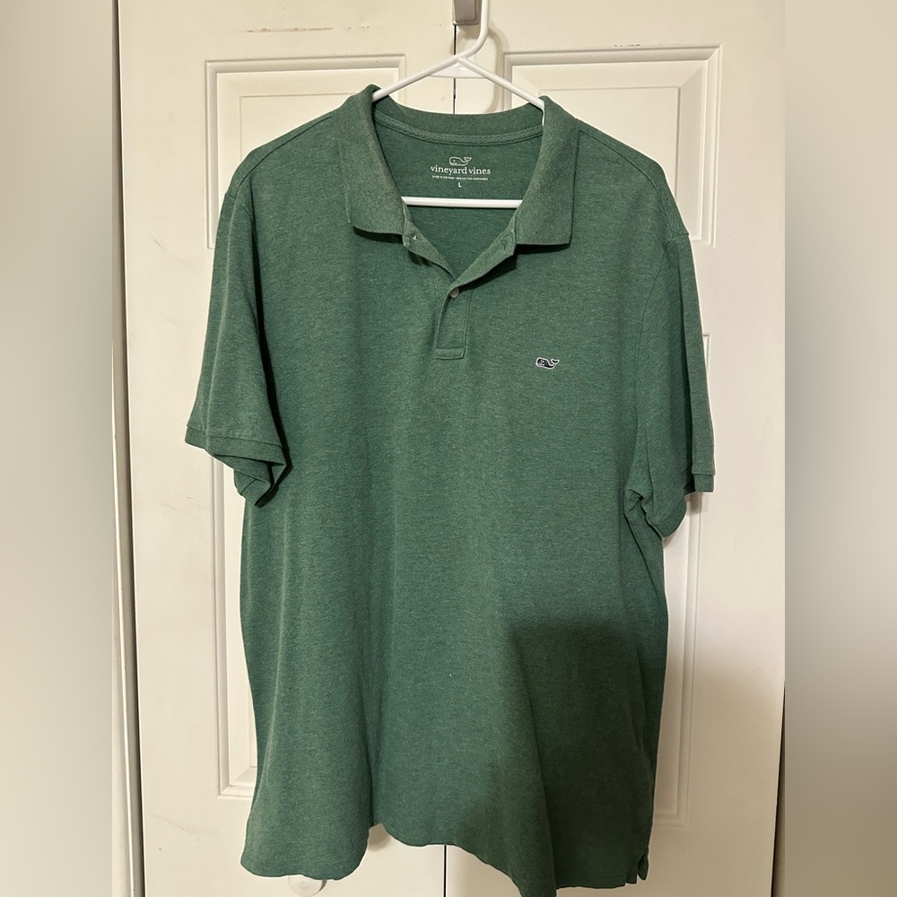 Vineyard Vines Green Polo Large